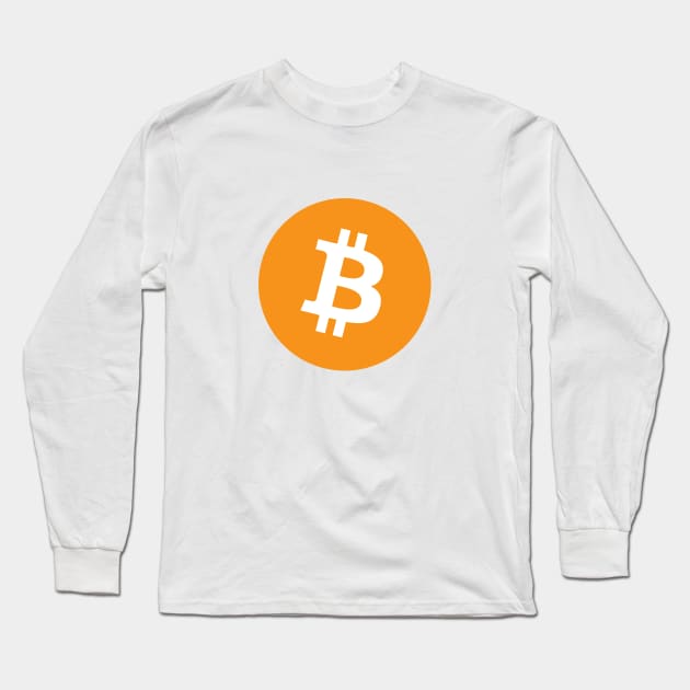 Bitcoin Long Sleeve T-Shirt by immortalpeaches